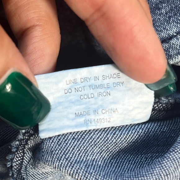 Selfie Leslie Side Zip Blue Denim Mini Sleeveless Dress Small NWT - Picture 14 of 14